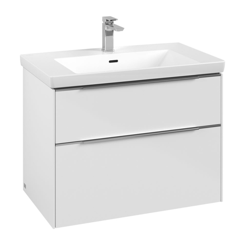 Cutout image of Villeroy & Boch Subway 3.0 White 800mm Wall-Hung Basin Vanity Unit